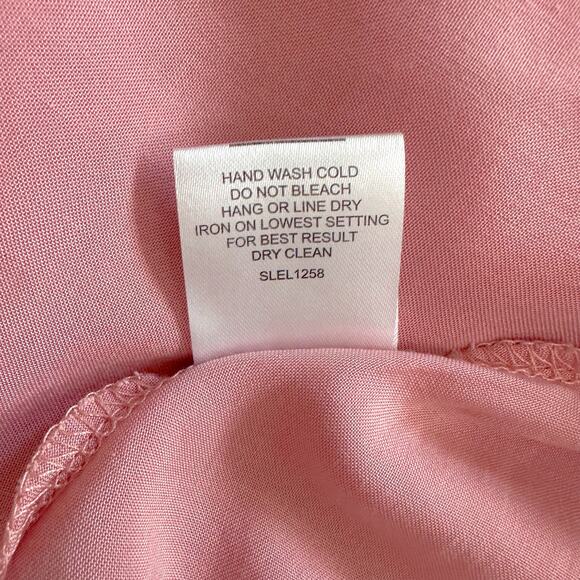 Romeo and Juliet Couture Rose Tan Swing Cutaway Trapeze Mini Dress Tunic Sz Med - Picture 12 of 12